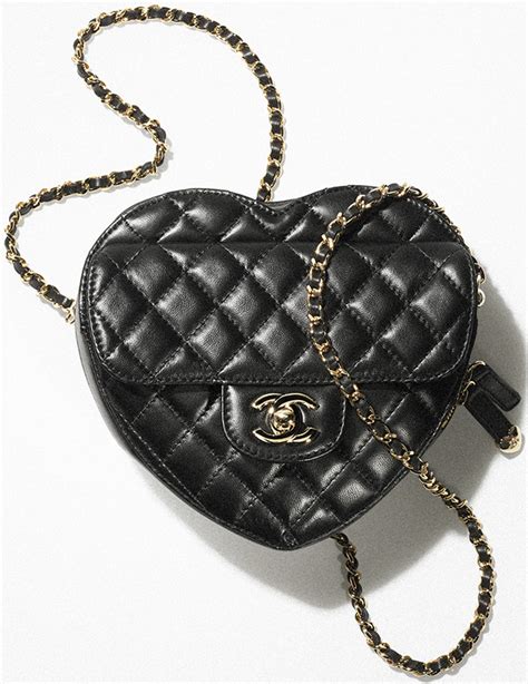 chanel heart logo|Chanel heart bags.